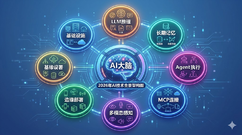 AI 技术全景架构图
