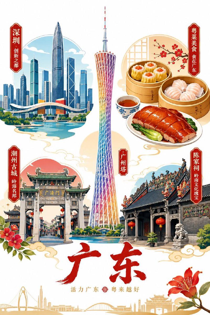 广东旅游海报