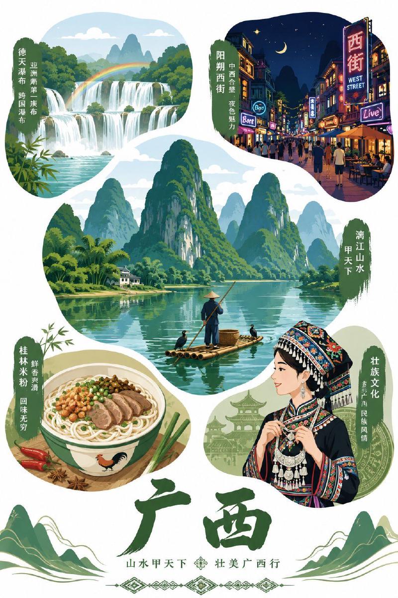 广西旅游海报