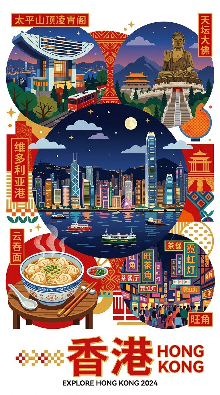 香港旅游海报