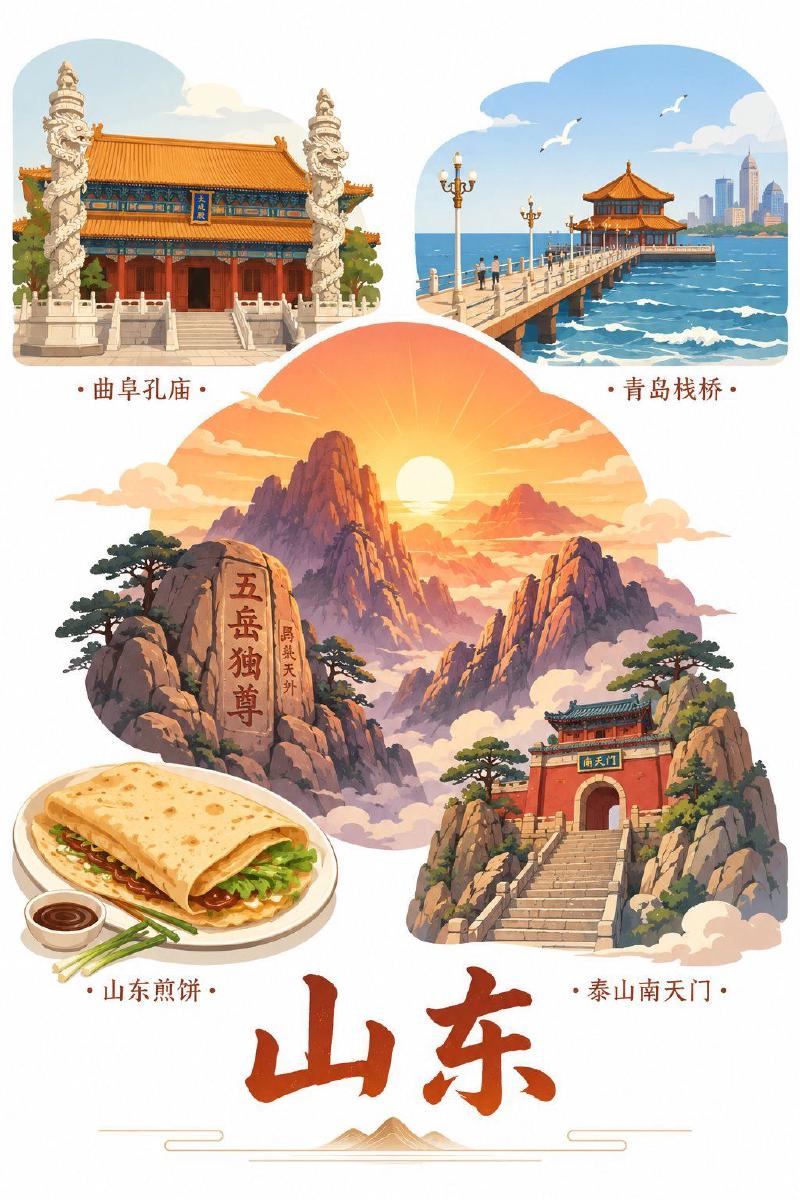 山东旅游海报