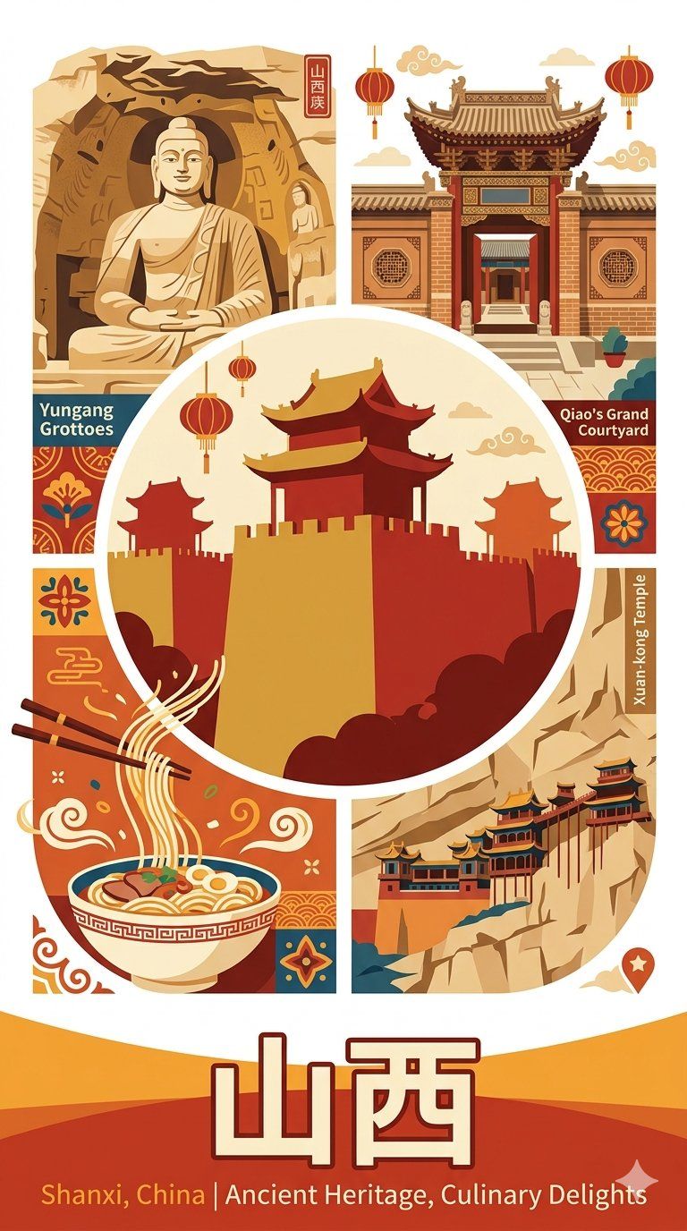 山西旅游海报