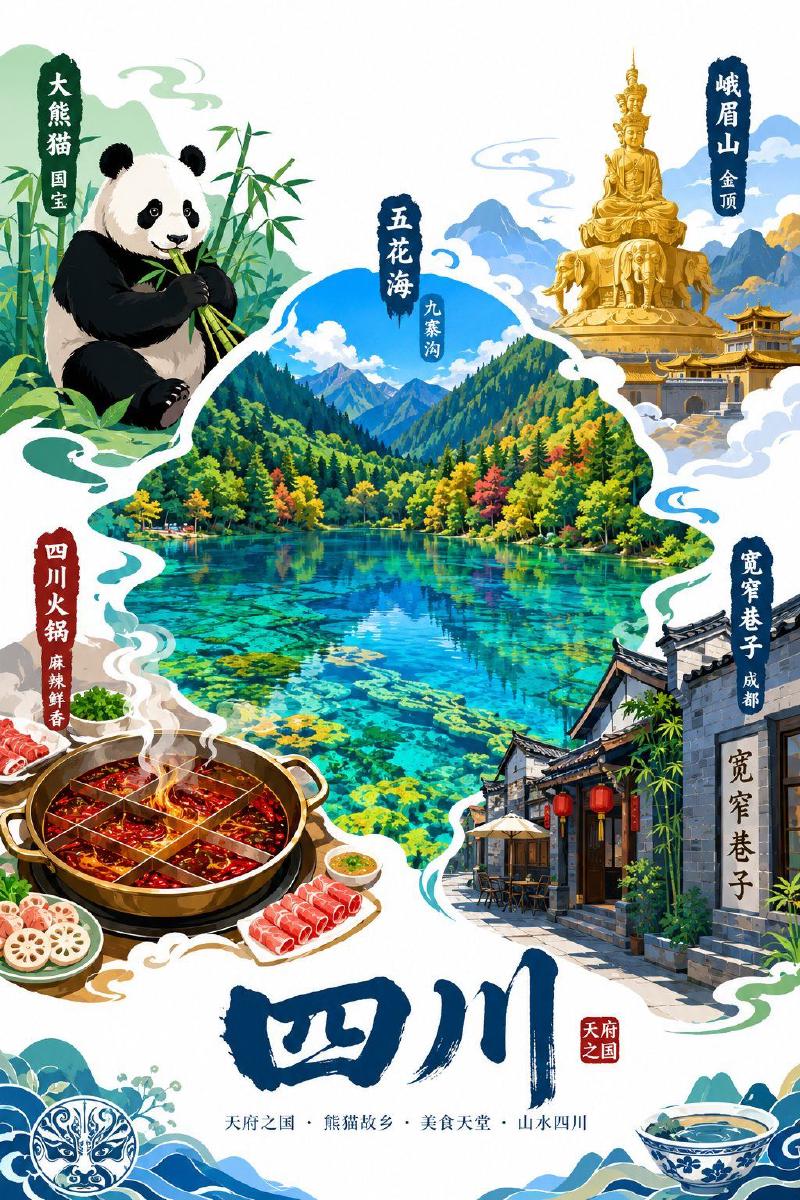 四川旅游海报