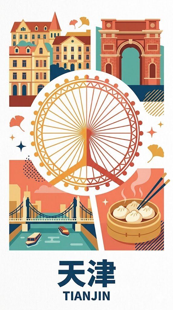 天津旅游海报