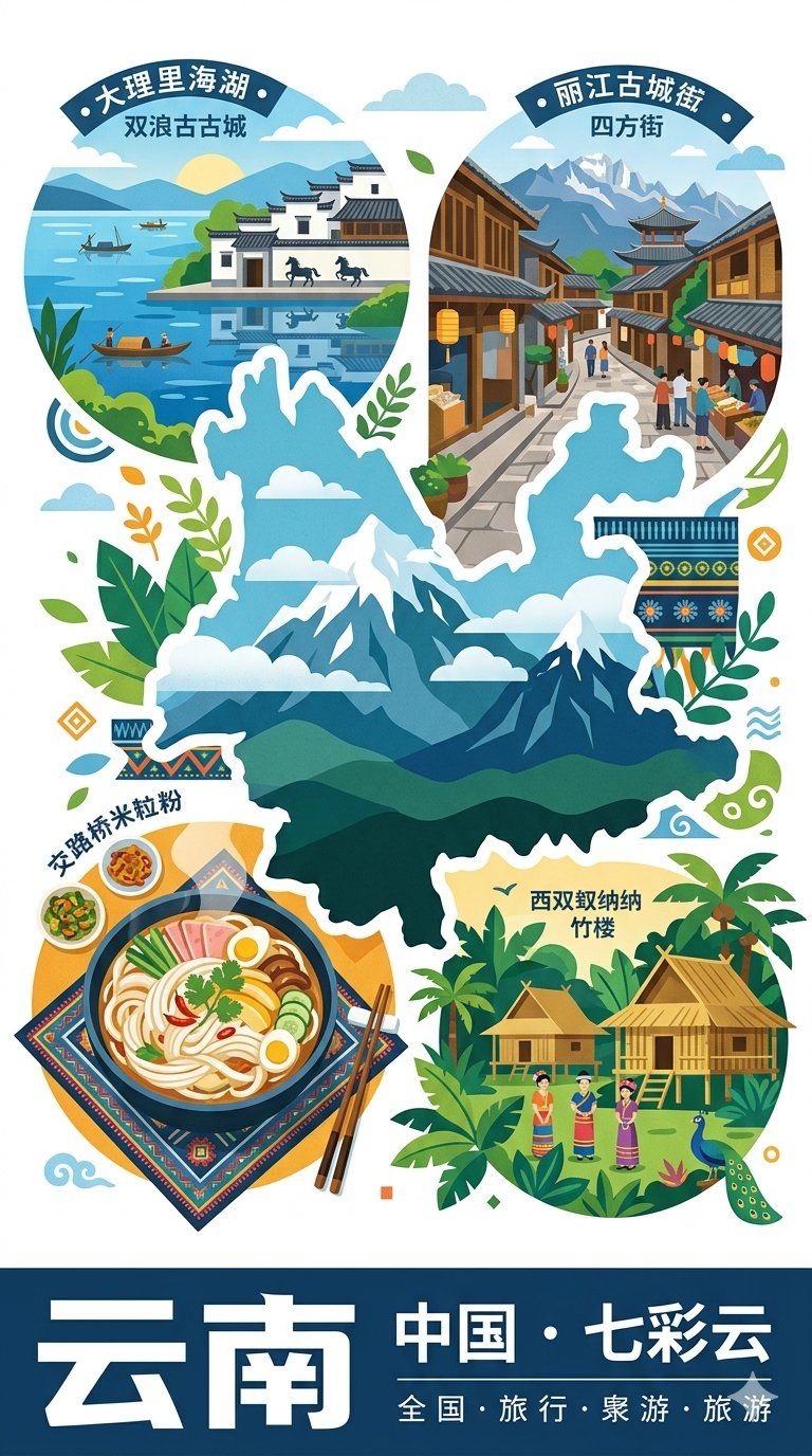云南旅游海报