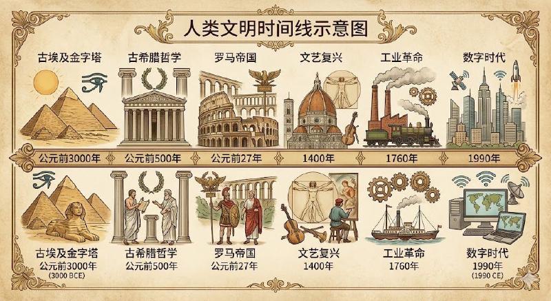 人类文明时间线