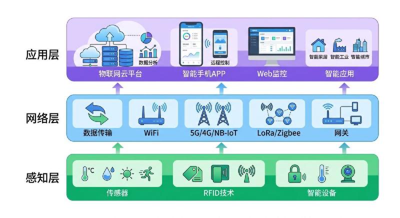 IoT 三层架构图