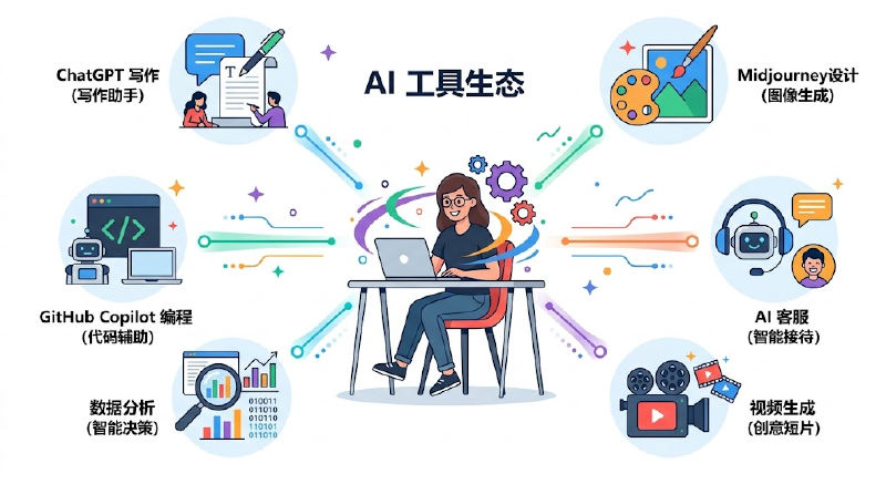 AI 工具生态图