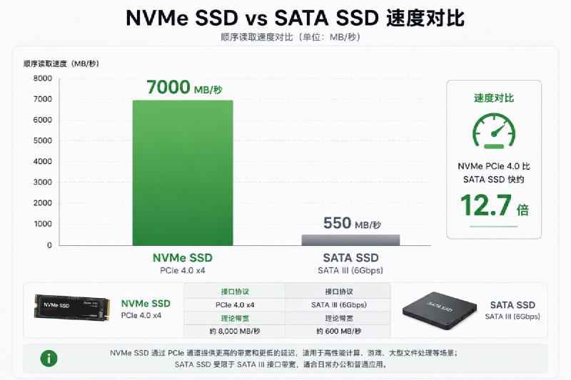 NVMe vs SATA 速度对比