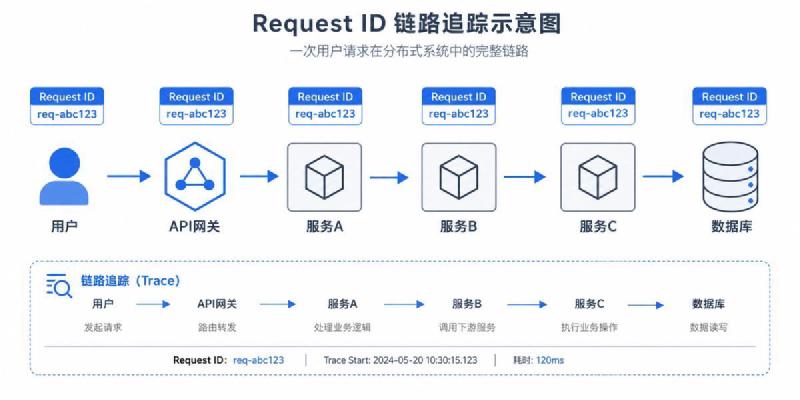 Request ID 链路追踪示意图