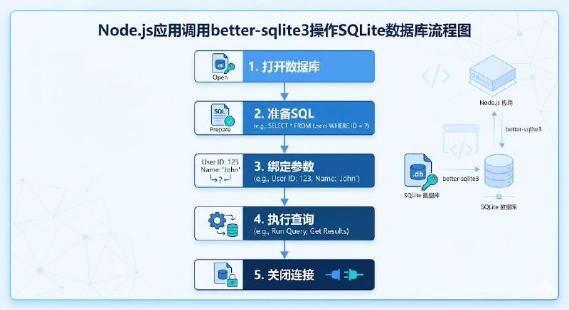 better-sqlite3 核心 API 流程
