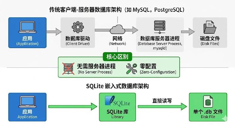 SQLite 嵌入式架构对比